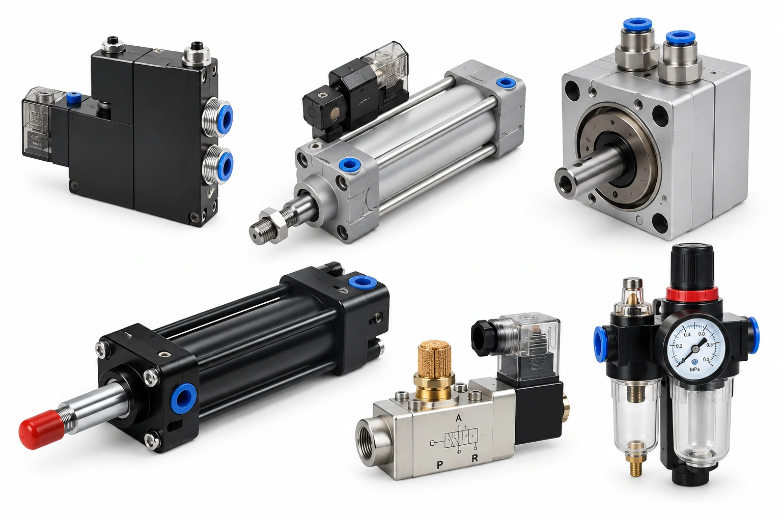 Pneumatic spare parts for offset machines